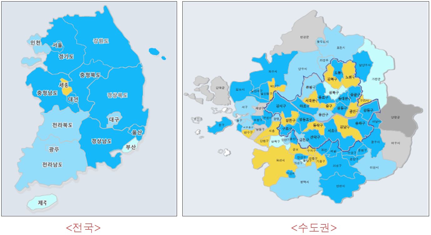 2023년 8월 부동산시장 소비심리지수 - 자세한 내용은 하단 참조