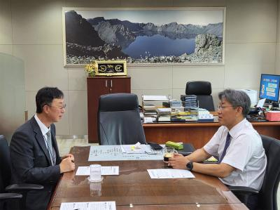 국토연구원장, 국토교통부 제1차관 예방