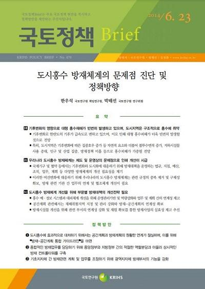도시홍수 방재체계의 문제점 진단 및 정책방향