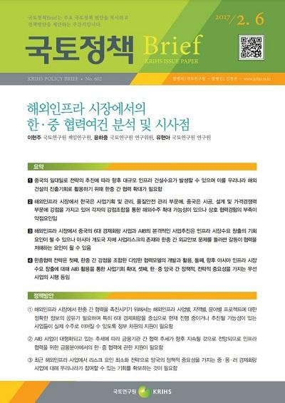 해외인프라 시장에서의 한&middot;중 협력여건 분석 및 시사점
