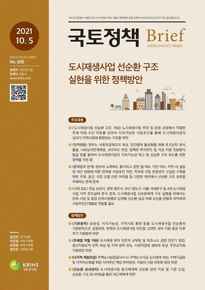 도시재생사업 선순환 구조 실현을 위한 정책방안