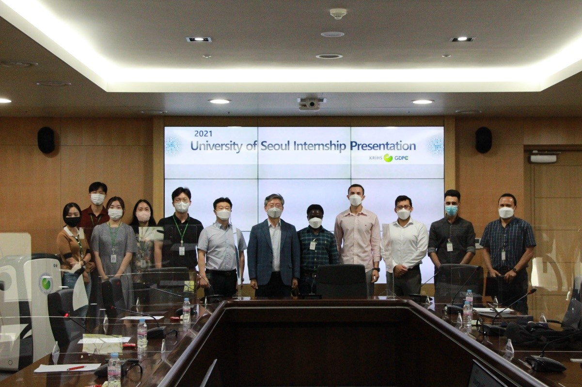 2021 Internship Program for the International Government Officials from the Univ..